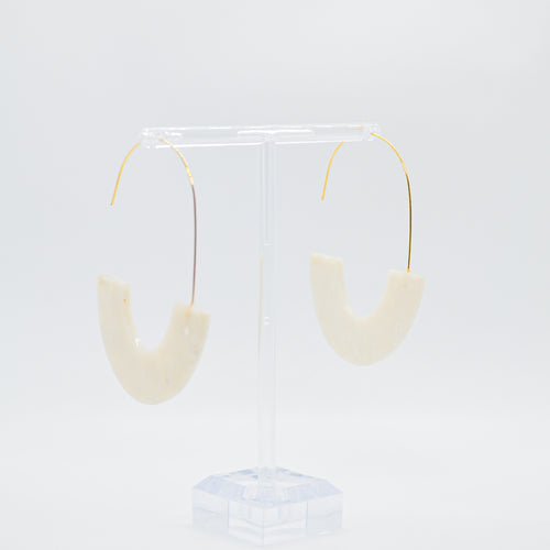 Acrylic U-Shaped Dangle Earrings